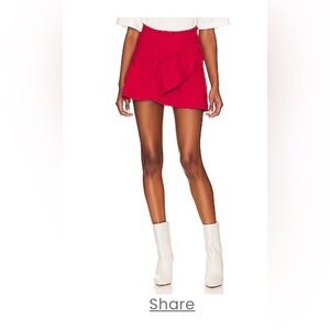 Red Mini Skirt